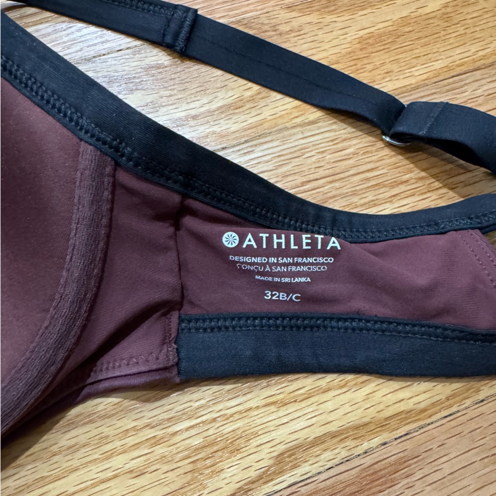 Athleta Brown Patterned Bikini - image 3